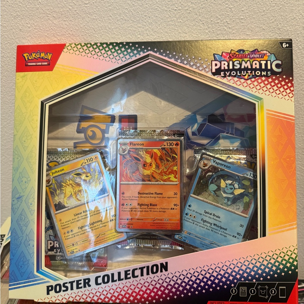 Pokémon Prismatic Evolutions Poster Collection - BNWT